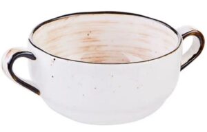 Бульонница KunstWerk Pastoral оранжевая 270 мл, D 105 мм, H 50 мм артикул P6136515-S-SH113