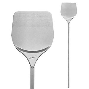 Лопата для пиццы ZIO PEPE, 400*400мм, L 1700см, с ребристой ручкой, алюминий