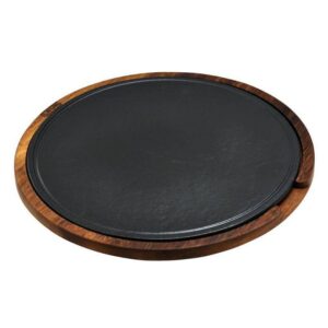 Доска для подачи LAVA 340 мм дерево с чугунной вставкой артикул LV HRC HP 34 AS 262