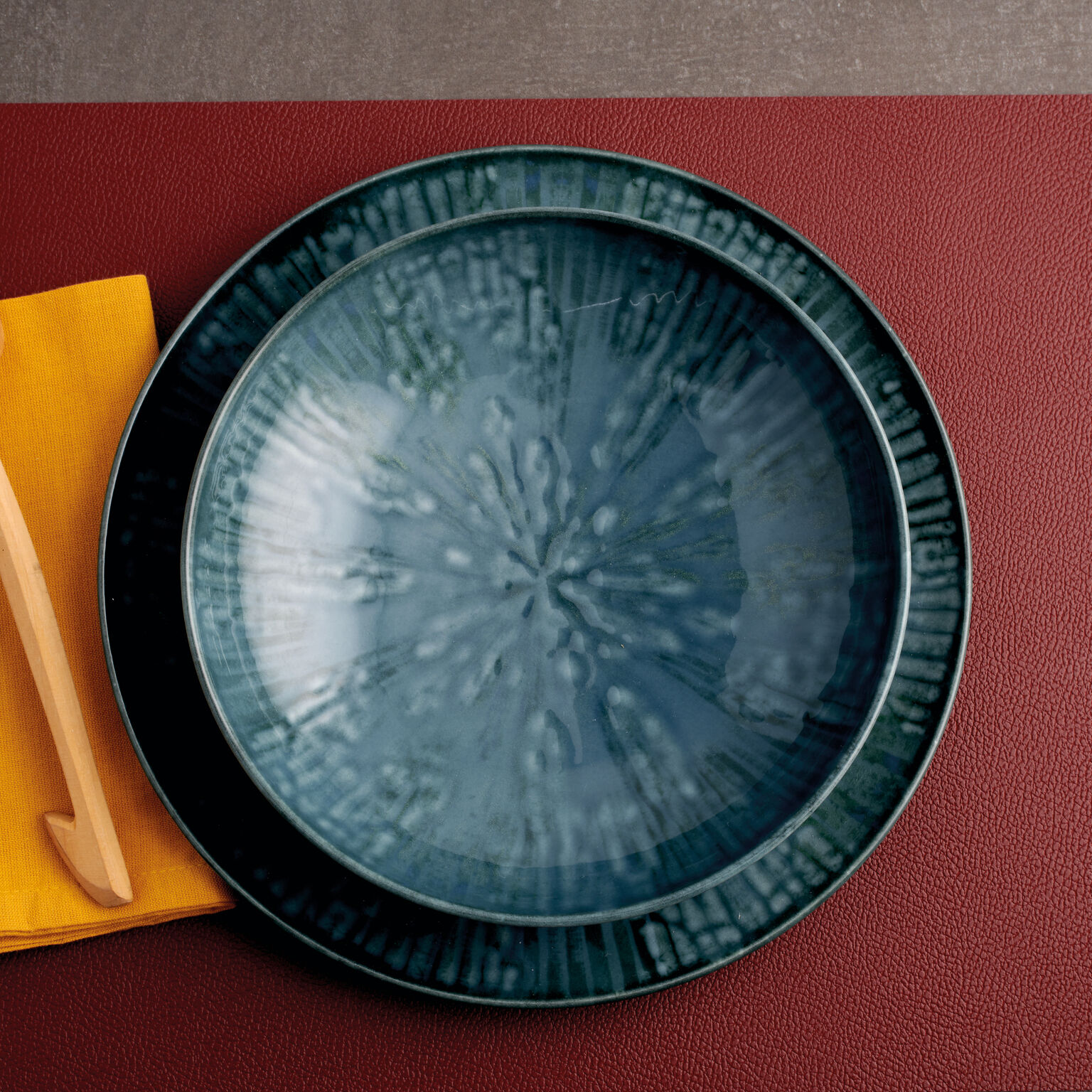 Тарелка глубокая Arthur Krupp Fusion Blue&Grey D 220 мм, голубой артикул 67351B09