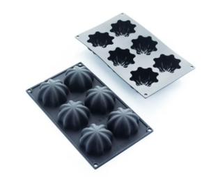 Форма для выпечки Martellato «Медуза» L 297 мм, B 176 мм, H 40 мм, 6 ячеек артикул 30SIL512