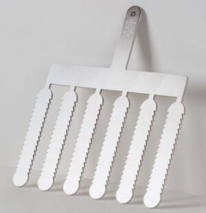 Трафарет кондитерский для декора Martellato "FEATHER COMB" L 120 мм, B 25 мм артикул 20FH05