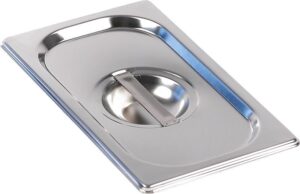 Крышка к гастроемкостям Hessen GN 1/4 нерж.сталь, с ручкой артикул 00-00016735