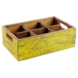 Ящик для подачи APS Vintage H 100 мм, L 270 мм, B 170 мм жёлтый артикул 11640