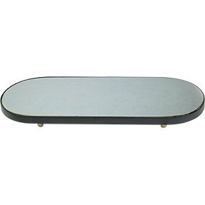 Подставка фуршетная Serax H60 мм, 800х310 мм зеркальная цвет черный артикул B7216882