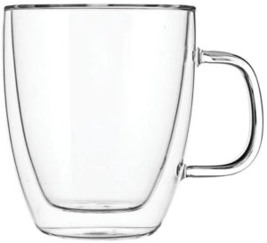Кружка ProHotel DC095 380 мл, D 94 мм, H 105 мм, двойные стенки, термостекло артикул 3141030