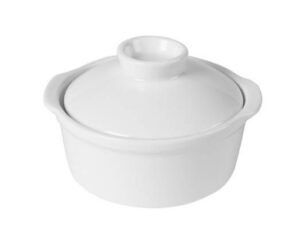 Горшочек для запекания Cameo Imperial White 240 мл, D 123 мм, H 80 мм с крышкой артикул 210-40