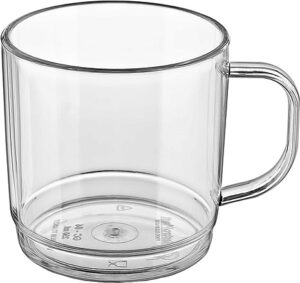 Кружка Gastroplast Classique GC-04 250 мл, D 75 мм, H 75 мм поликарбонат, прозрачный артикул 77160