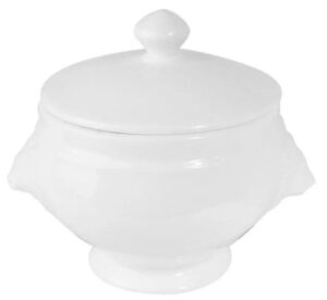 Бульонница KunstWerk Paula белая 450 мл, L 140 мм, H 130 мм, D 110 мм артикул A13869