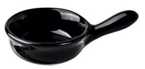 Соусник KunstWerk Paula черный 35 мл, L 100 мм, D 60 мм, H 20 мм артикул A5142W13/W14