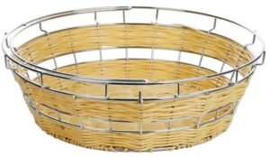 Корзина плетеная APS D 404 мм, H 124 мм артикул 40149