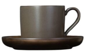 Чайная пара Corone Luminare серо-медная 230 мл артикул фк1919