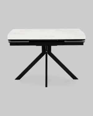 Стол Галац 120*80 см столешница стекло белое