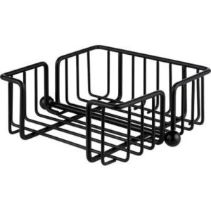 Салфетница барная APS металл., чёрный L 19, B 19 см, 50 салфеток артикул 11770