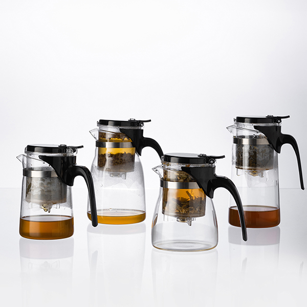 Чайник заварочный ProHotel Гунфу A-14 900 мл, D 105 мм, H 185 мм, с фильтром, термост.стекло артикул 3150827