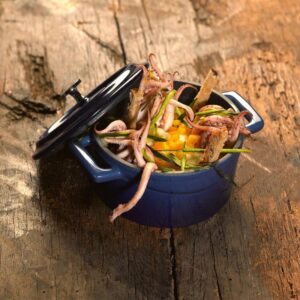 Кокотница LAVA TRENDY SERIES 0,76 л, D 140 мм, H 75 мм синяя артикул LV Y TC 14 K2 B