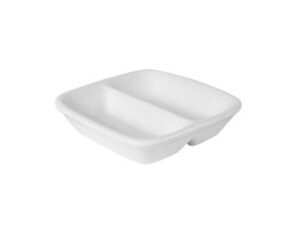 Менажница Cameo Imperial White 75х75 мм, H 21 мм 2-х секционная артикул 210-013