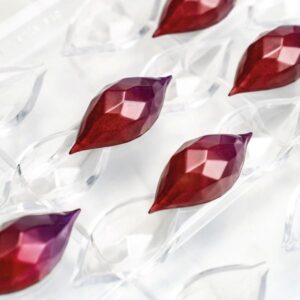 Форма для конфет Martellato MA1060 Crystal L 275 мм, B 175 мм, H 26 мм (ячейка 55х25х14 мм) артикул MA1060