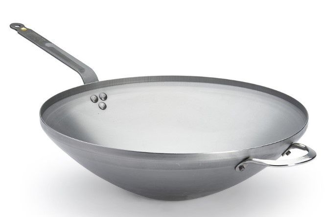 Сковорода WOK De Buyer Mineral B Element H 125 мм, D 100 мм артикул 5618.40