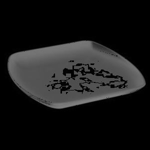 Тарелка REVOL Club L 260 мм, B 260 мм, H 29 мм, черная артикул 647932