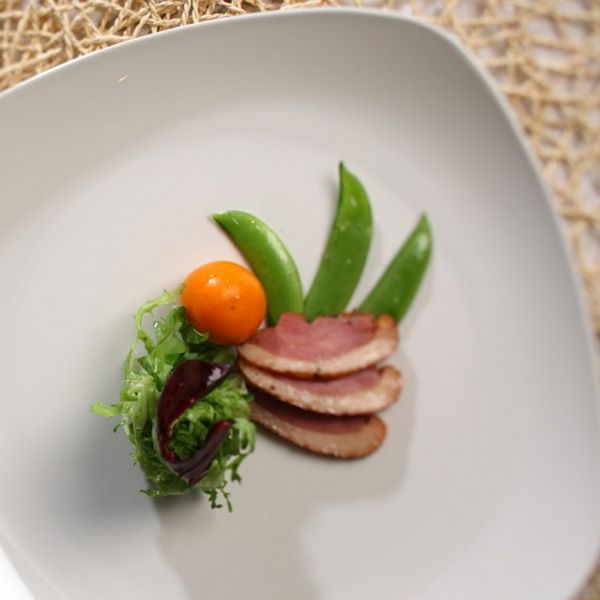 Тарелка Cameo Square Coupe 230х230 мм, H 25 мм артикул 712-91N