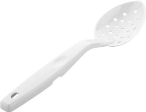 Ложка гарнирная Gastroplast GSK-02 295 мм, L ручки 205 мм, перфор., поликарбонат, белый артикул 76904