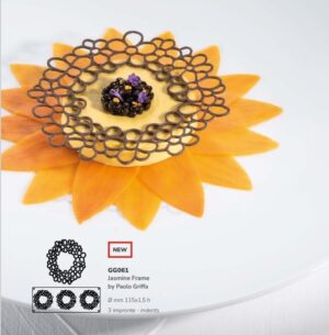 Форма силиконовая PAVONI "Jasmine Frame" L 395 мм, B 140 мм артикул GG061