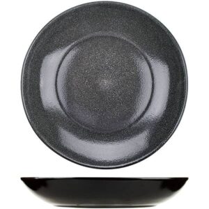 Тарелка Борисовская Керамика «Млечный путь» для плова;1,5л; D305, H15мм; фарфор, белый, черный артикул ФРФ88803653