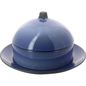 Блюдо для подачи REVOL Equinoxe D 220 мм, H 130 мм, синее артикул 649524