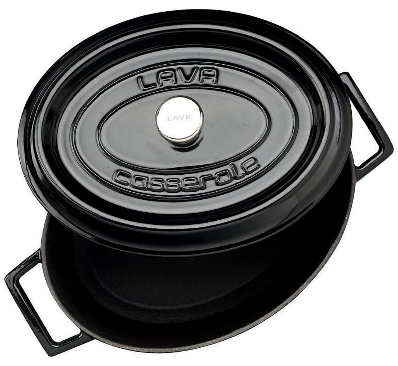 Кастрюля LAVA TRENDY SERIES 3,91 л, L 340 мм, B 210 мм, H 120 мм черная артикул LV O TC 27 K2 BL