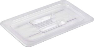 Крышка к гастроемкостям JIWINS GN 1/4 поликарбоната, прозрачная, с ручкой артикул кт411
