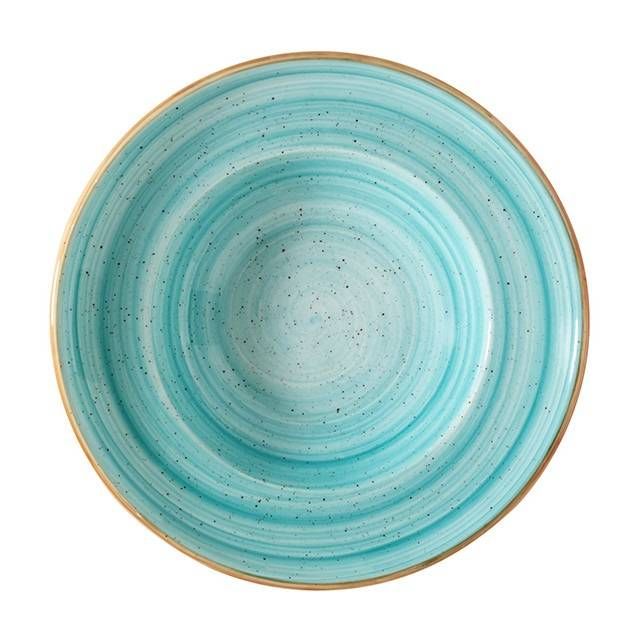 Тарелка Bonna Aura Aqua 400 мл, D 240 мм, H 52 мм артикул AAQGRM24CK