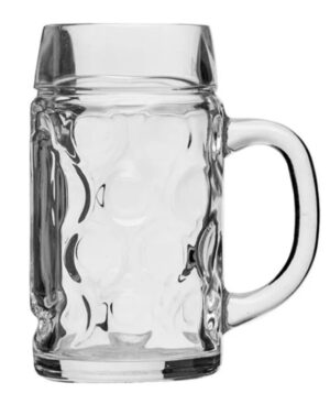 Кружка для пива Borgonovo Don 1000 мл, D 100 мм, H 201 мм, L 160 мм, B 155 мм артикул 12030020