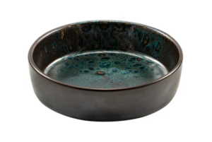 Блюдо для подачи Le CoQ Phobos 200 мл, D 120 мм, H 35 мм, черный, синий артикул LPHO019NB466120