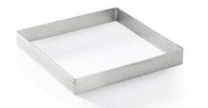 Кольцо кондитерское De Buyer VALRHONA L 70 мм, B 70 мм, H 20 мм перф. артикул 3099.19