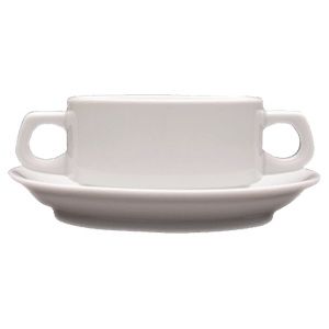 Чашка бульонная Lubiana «Кашуб-хел» 300мл D11, H5, L16см белый артикул 0617