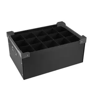 Ящик для хранения и переноски барного стекла,15 ячеек d=10/h=20cm, H=225*W373*L540 mm,P.L.- Barbossa