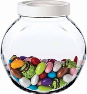 Банка для сыпучих продуктов PASABAHCE Bella 1700 мл, D 105 мм, H 160 мм, B 94 мм артикул 43894/b