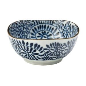 Соусник Utopia Botany фарфор белый, голубой, D 9,H 4 см артикул CT7071-000000-B01006