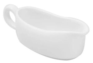 Соусник KunstWerk Paula белый 80 мл, L 125 мм, B 48 мм, H 40 мм артикул A0539