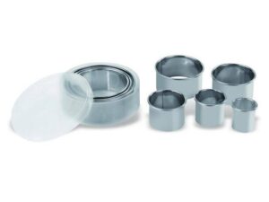 Набор форм Pujadas (круг, 8 шт.), d3/4/5/6/7/8/9/10 см, h3,5 см 732 артикул 732