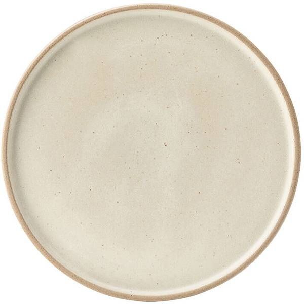 Тарелка мелкая Utopia Temple фарфор бежев., коричневый, D 210, H 16 мм артикул CT7133-000000-B01006