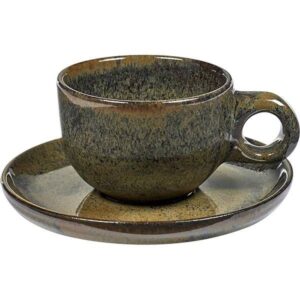 Кофейная пара Serax Surface 130 мл, D80/132 мм керамика цвет сизый артикул B5116222B