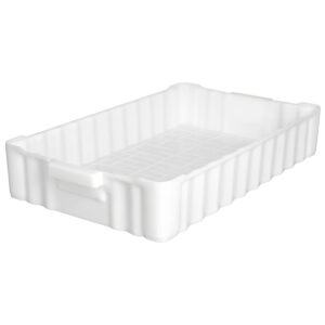 Ящик для рыбы Noname 788х470х138 мм, прямой, сплошной, -30°C /+60°C, белый (213) артикул 71472