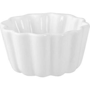 Емкость для закусок KunstWerk Paula белая 50 мл, D 61 мм, H 25 мм артикул A7519