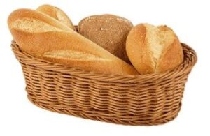 Корзина плетеная APS Economic H 85 мм, L 285 мм, B 170 мм артикул 40194