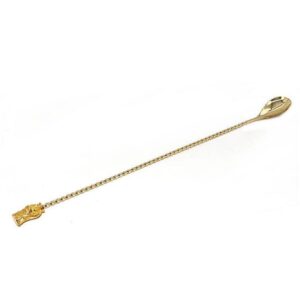 Ложка барменская P.L. Proff Cuisine Тики L 330 мм нерж. золотой цвет артикул BRSN0031-GP