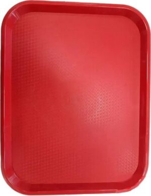 Поднос MVQ TPL45X35R 450х350х20 мм пластик красный артикул E4312