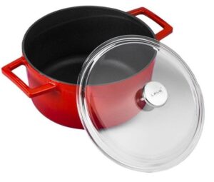 Кастрюля LAVA GLAZE SERIES 6,71 л, D 280 мм, H 135 мм красная артикул LV Y TC 28 K3 R