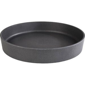 Блюдо круглое APS «Слейт Рок» пластик, чёрный D 330, H 55 мм артикул 84632